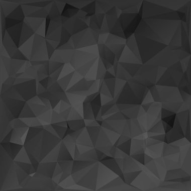 Siyah poligonal mozaik arka plan, yaratıcı tasarım şablonları