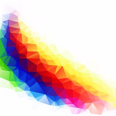 Renkli poligonal mozaik arka plan yaratıcı tasarım şablonları