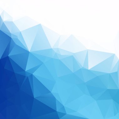 mavi çokgen mozaik arkaplan, yaratıcı tasarım şablonları