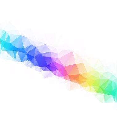 Renkli poligonal mozaik arka plan yaratıcı tasarım şablonları
