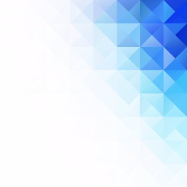 Mavi Izgara Mozaik Arkaplan, Yaratıcı Tasarım Şablonları