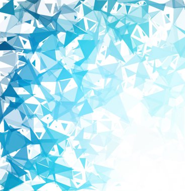 Mavi mola mozaik arka plan, yaratıcı tasarım şablonları