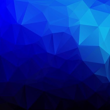 mavi çokgen mozaik arkaplan, yaratıcı tasarım şablonları