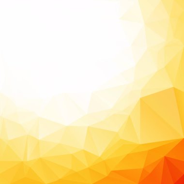 Turuncu poligonal mozaik arka plan yaratıcı tasarım şablonları