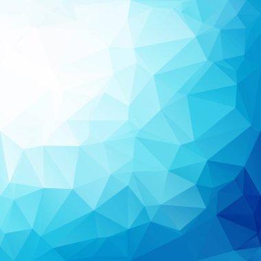 mavi çokgen mozaik arkaplan, yaratıcı tasarım şablonları