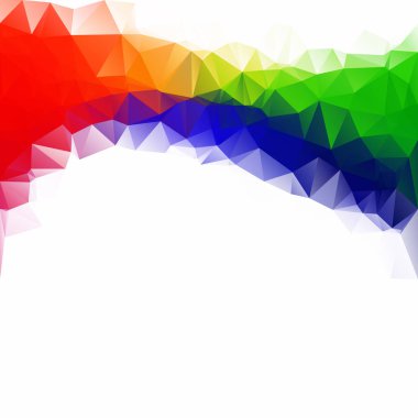 Renkli poligonal mozaik arka plan yaratıcı tasarım şablonları