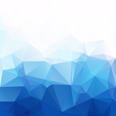 mavi çokgen mozaik arkaplan, yaratıcı tasarım şablonları