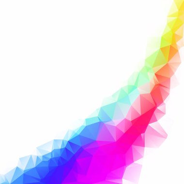 Renkli poligonal mozaik arka plan yaratıcı tasarım şablonları