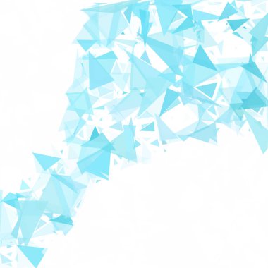 Mavi mola mozaik arka plan, yaratıcı tasarım şablonları