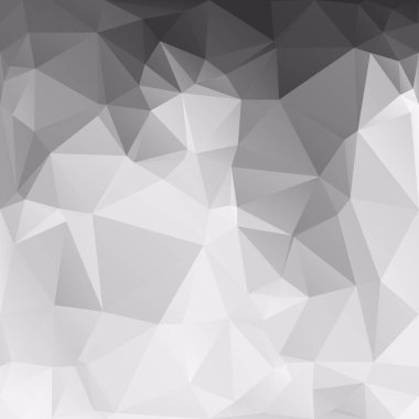 Siyah poligonal mozaik arka plan, yaratıcı tasarım şablonları