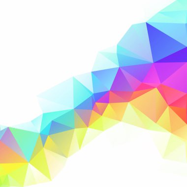 Renkli poligonal mozaik arka plan yaratıcı tasarım şablonları