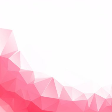 Kırmızı Çokgen Mozaik Arkaplan, Yaratıcı Tasarım Şablonları