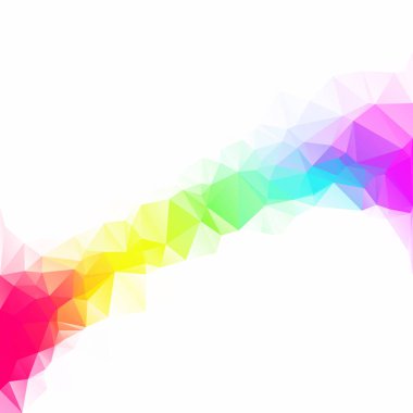 Renkli poligonal mozaik arka plan yaratıcı tasarım şablonları