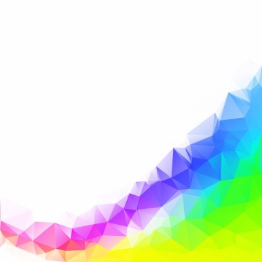 Renkli poligonal mozaik arka plan yaratıcı tasarım şablonları