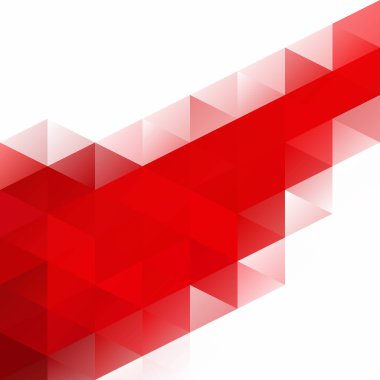 Kırmızı kılavuz Mozaik arka plan, yaratıcı tasarım şablonları