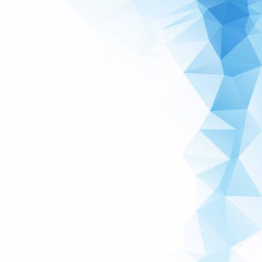 mavi çokgen mozaik arkaplan, yaratıcı tasarım şablonları