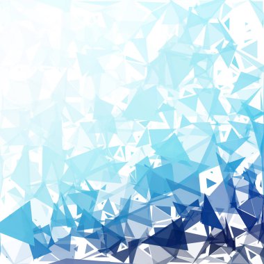 Mavi mola mozaik arka plan, yaratıcı tasarım şablonları