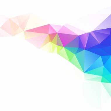 Renkli poligonal mozaik arka plan yaratıcı tasarım şablonları