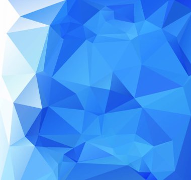 mavi çokgen mozaik arkaplan, yaratıcı tasarım şablonları