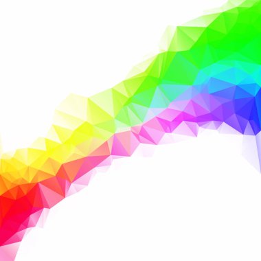 Renkli poligonal mozaik arka plan yaratıcı tasarım şablonları