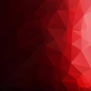 Kırmızı Çokgen Mozaik Arkaplan, Yaratıcı Tasarım Şablonları