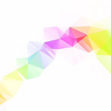 Renkli poligonal mozaik arka plan yaratıcı tasarım şablonları