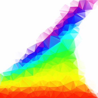 Renkli poligonal mozaik arka plan yaratıcı tasarım şablonları