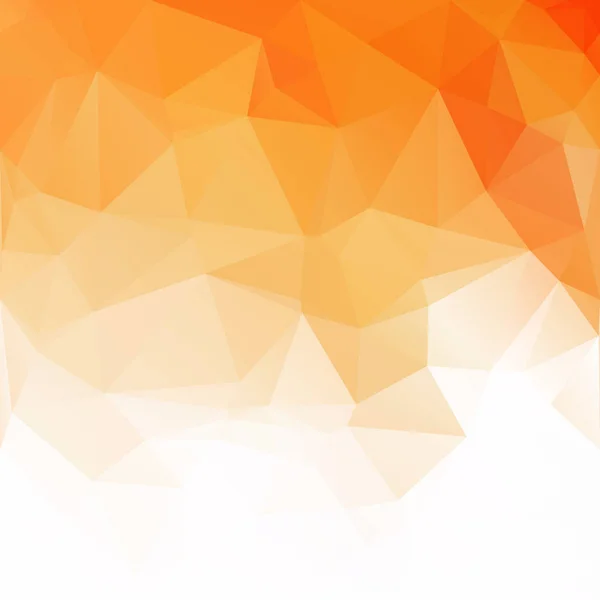 Pomarańczowy Wielokątów Mozaiki Tło Kreatywne Projektowanie Szablonów — Wektor stockowy