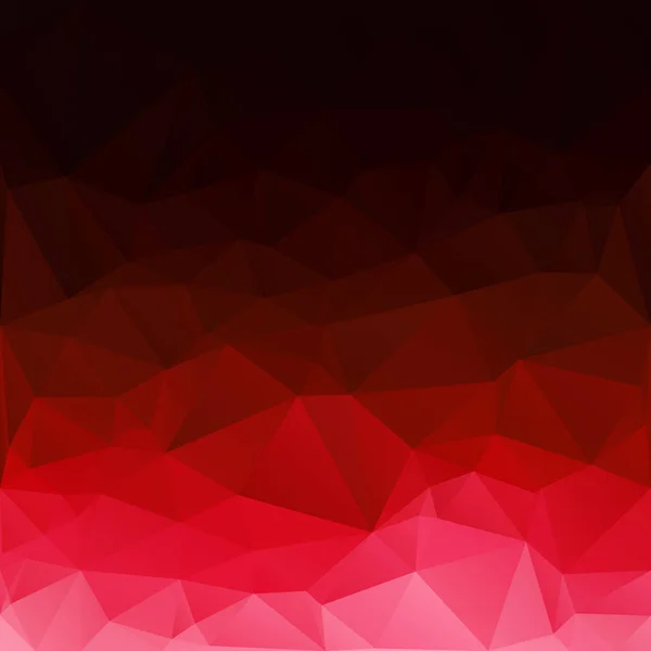 Fondo Mosaico Poligonal Rojo Plantillas Diseño Creativo — Vector de stock