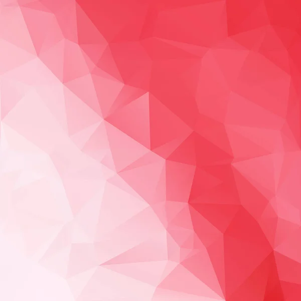 Červené Polygonální Mozaiky Pozadí Creative Design Šablony — Stockový vektor
