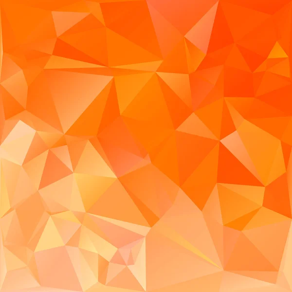 Orange Polygonaler Mosaik Hintergrund Kreative Design Vorlagen — Stockvektor