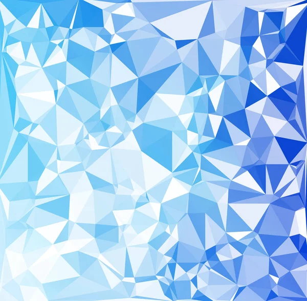 Синий Многоугольный Фон Мозаики Шаблоны Креативного Дизайна — стоковый вектор