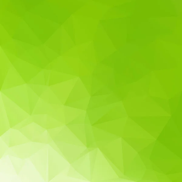 Green Polygonal Mosaic Background Creative Design Templates — Stock Vector