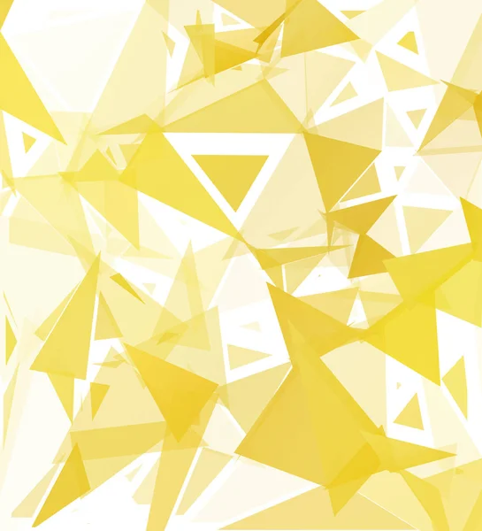 Gelb Brechen Mosaik Hintergrund Kreative Design Vorlagen — Stockvektor