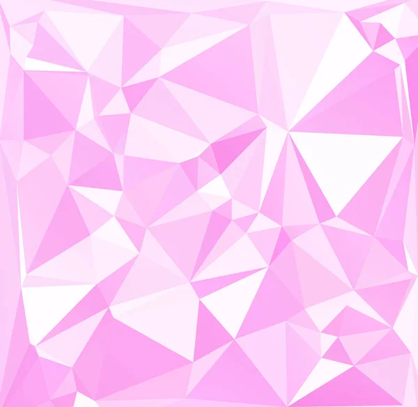 Fondo Mosaico Poligonal Rosa Plantillas Diseño Creativo — Vector de stock