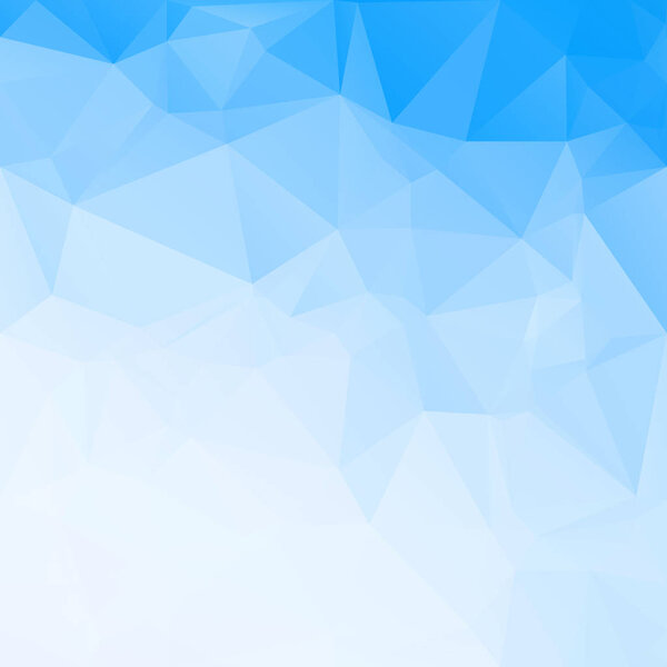 синий многоугольный фон мозаики, шаблоны креативного дизайна