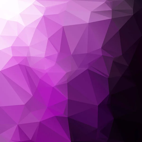 Fundo Mosaico Poligonal Roxo Modelos Design Criativo — Vetor de Stock