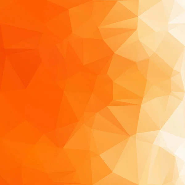 Orange Månghörnigt Mosaik Bakgrund Kreativ Designmallar — Stock vektor