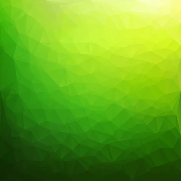 Green Polygonic Mosaic Background Creative Design Template — 스톡 벡터