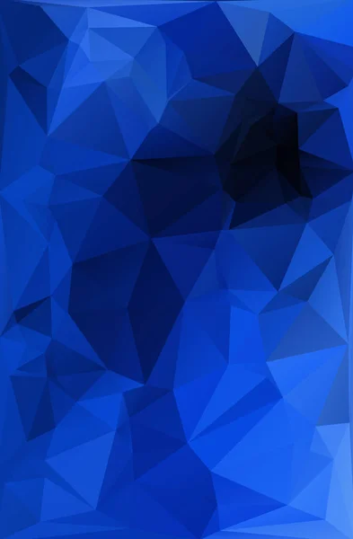 Fundo Mosaico Poligonal Azul Modelos Design Criativo — Vetor de Stock