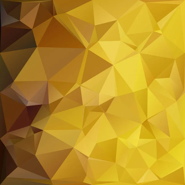 Fond Mosaïque Polygonale Jaune Modèles Conception Créative — Image vectorielle