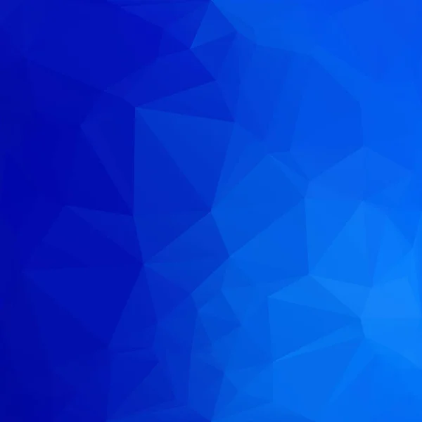 Modrá Polygonální Mozaika Pozadí Tvůrčí Design Šablony — Stockový vektor