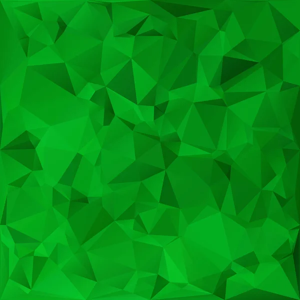 Zelené Pozadí Mozaikové Polygonální Kreativní Design Šablony — Stockový vektor