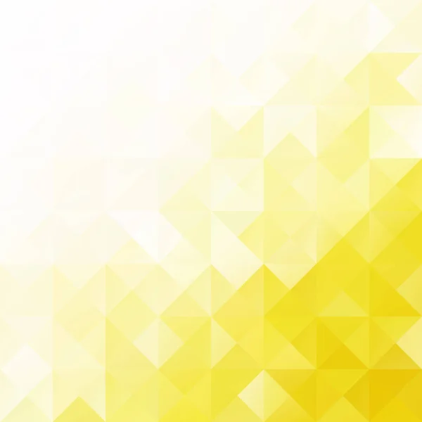 Yellow Grid Mosaic Background Creative Design Template — 스톡 벡터