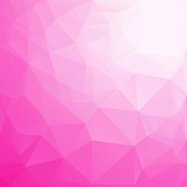 Rosa Polygonal Mosaik Bakgrund Creative Design Mallar — Stock vektor