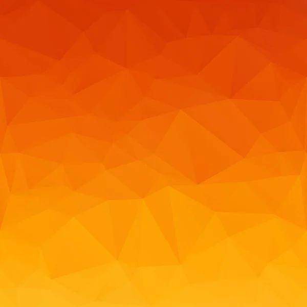 Fondo Mosaico Poligonal Naranja Plantillas Diseño Creativo — Vector de stock