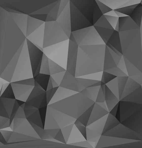 Черный Многоугольный Фон Креативный Дизайн — стоковый вектор