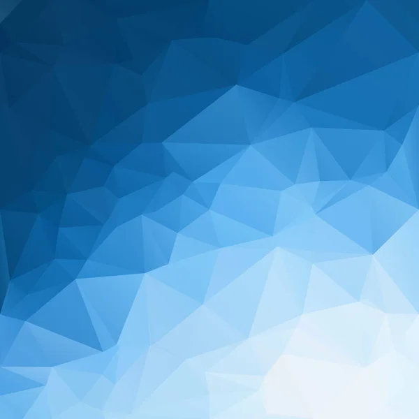 Fundo Mosaico Poligonal Azul Modelos Design Criativo — Vetor de Stock