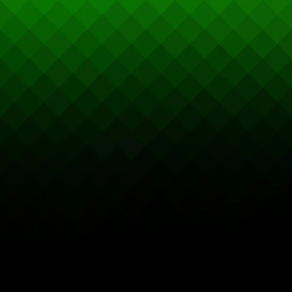Zelený Čtverec Mřížka Mosaic Pozadí Kreativní Design Šablony — Stockový vektor