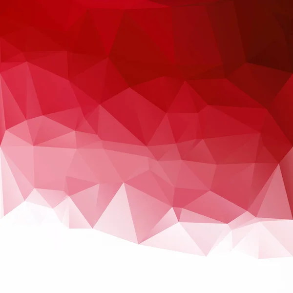 Fondo Mosaico Poligonal Rojo Plantillas Diseño Creativo — Vector de stock